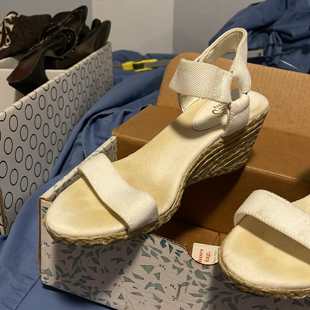 WEDGE CLOTH CHAMP 3” Heel Slip on no Buckling